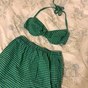 Cute High Waisted Vintage Swim Suit Bikini